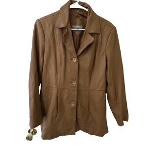 Valerie Stevens Women's Leather Jacket Brown